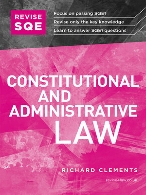 cover image of Revise SQE Constitutional and Administrative Law